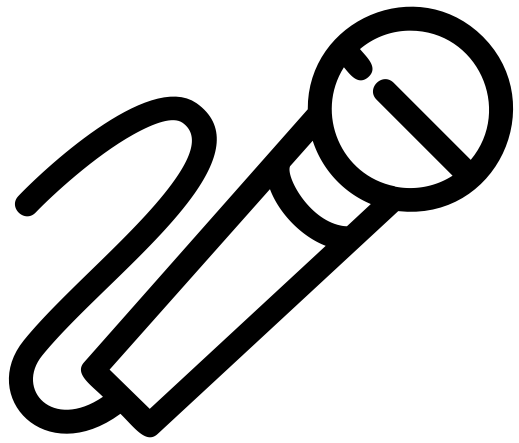karaoke and trivia service icon